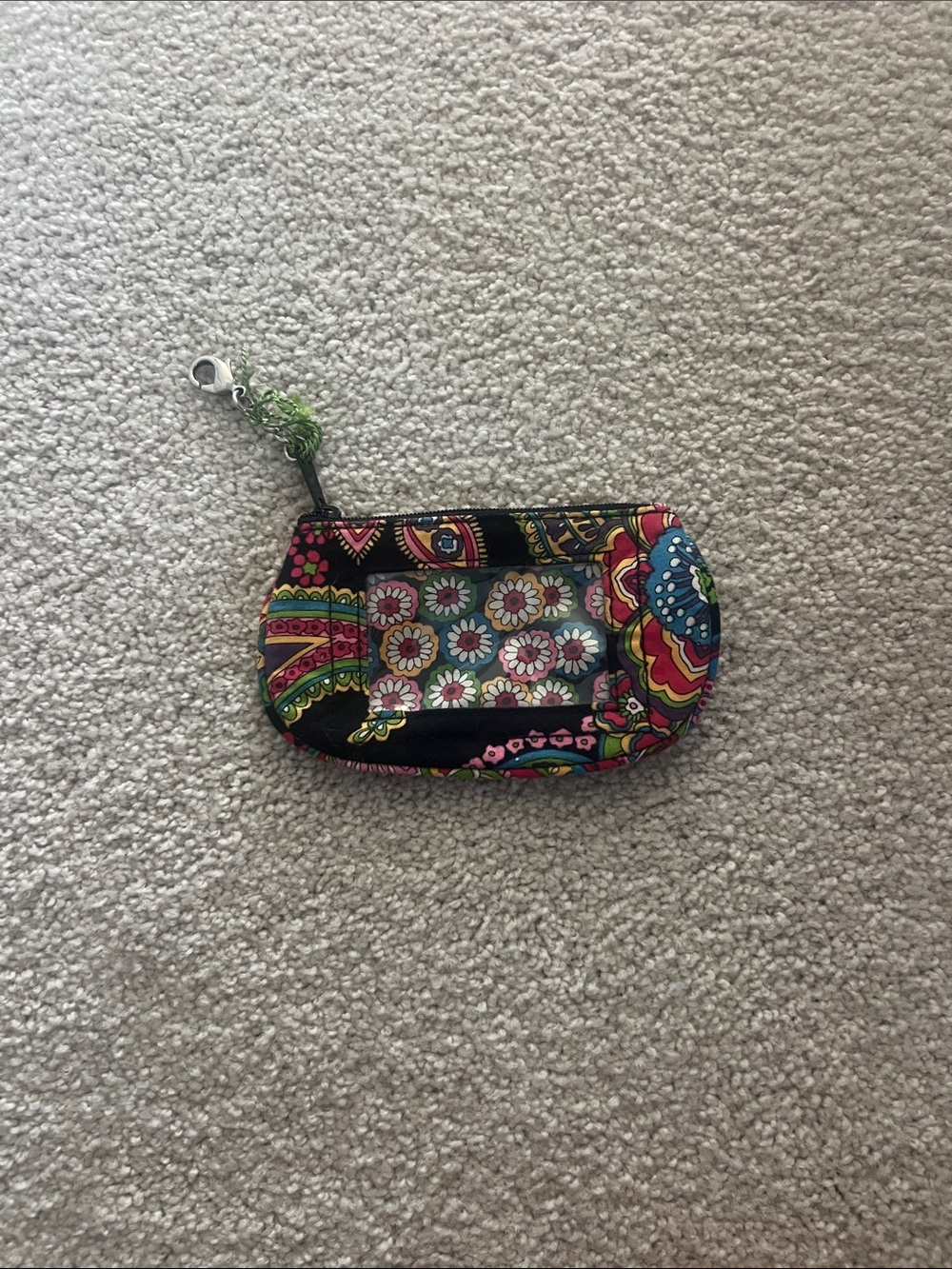 Vera Bradley Multicolor Floral Paisley Wristlet Clutch